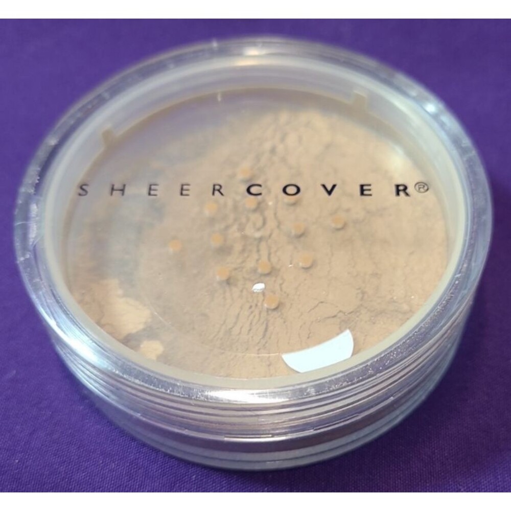 Sheer Cover ALMOND Mineral FOUNDATION Large Size 4g SPF 15 NEW & SEALED, Rare